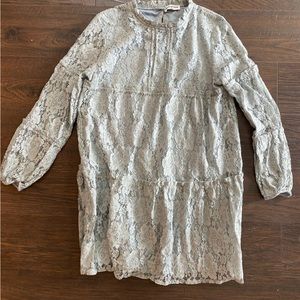 Blue Lace swing dress